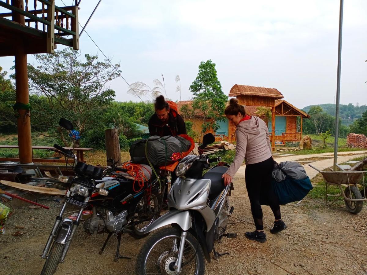 Gio Lao Eco Lodge - Dao Che Thanh Chuong Trai Do المظهر الخارجي الصورة